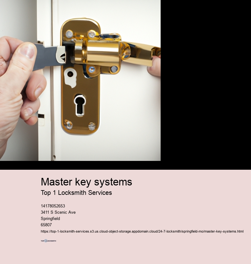 Master key systems